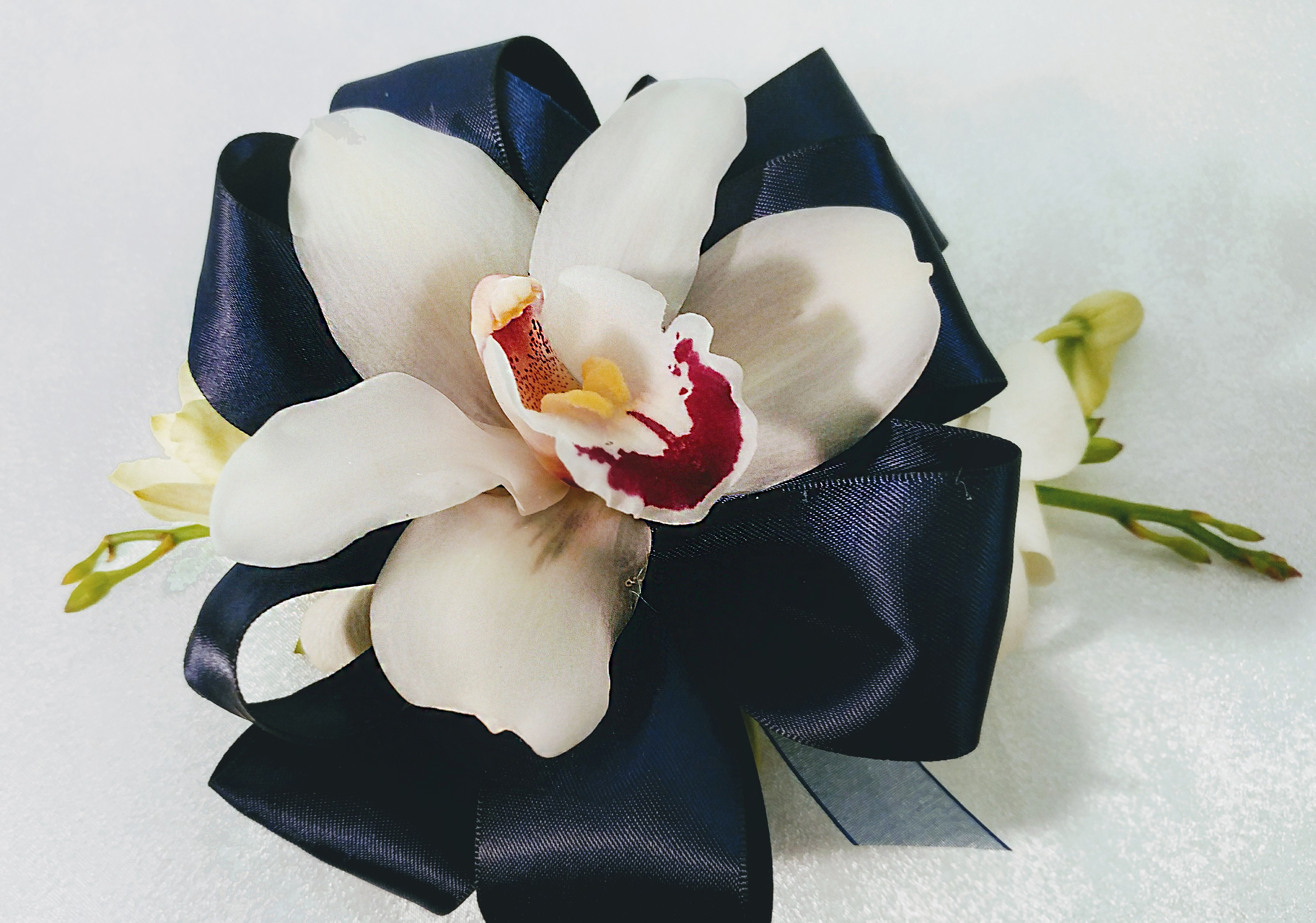 cymbidium orchid corsage